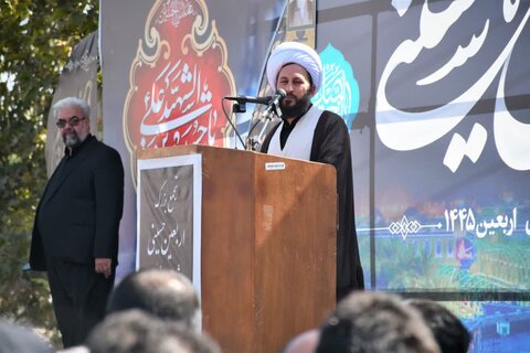 تصاویر/ تجمع بزرگ اربعین حسینی شهرستان خوی