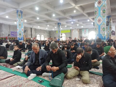 تصاویر/ برگزاری مراسم عزاداری اربعین حسینی در مصلای بقیه الله الاعظم (عج)کاشان