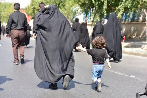 تصاویر راهپیمایی جاماندگان اربعین حسینی در کرج
