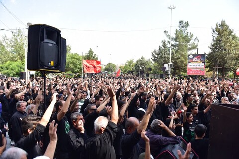 تصاویر راهپیمایی جاماندگان اربعین حسینی در کرج
