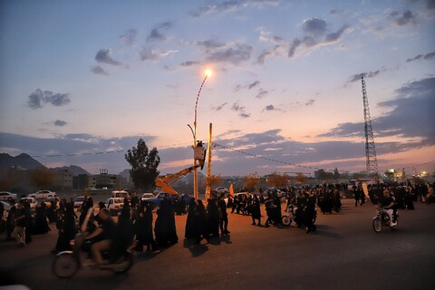 تصاویر/ راهپیمایی جاماندگان اربعین در قم