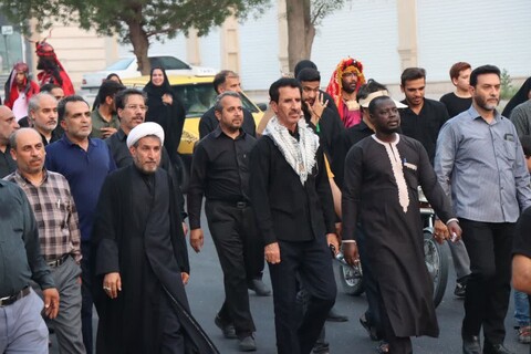پیاده روی جاماندگان اربعین در شهر عالیشهر