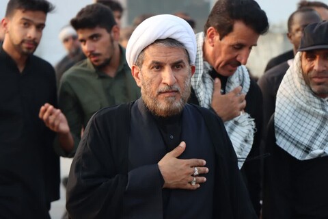 پیاده روی جاماندگان اربعین در شهر عالیشهر