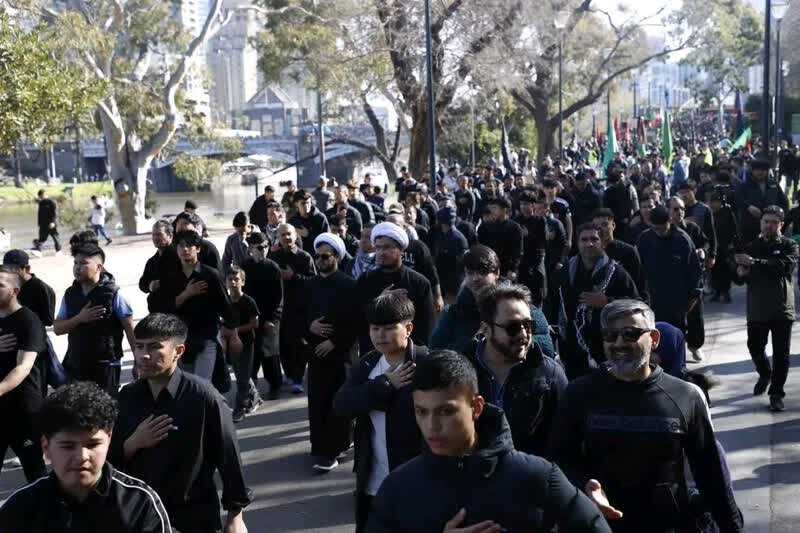 اقامه عزای اربعین حسینی در ملبورن استرالیا +تصاویر