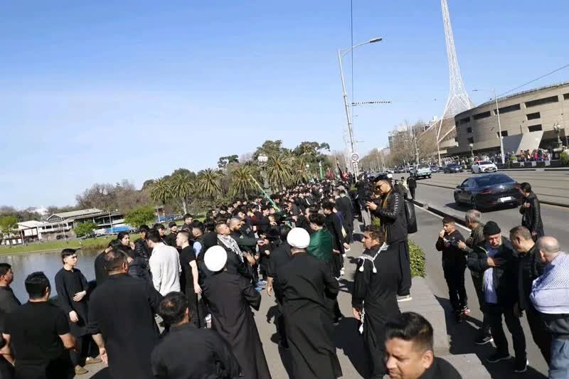 اقامه عزای اربعین حسینی در ملبورن استرالیا +تصاویر