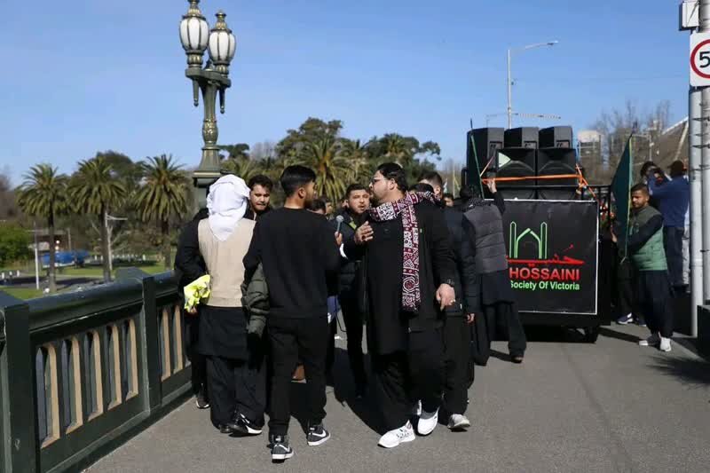اقامه عزای اربعین حسینی در ملبورن استرالیا +تصاویر