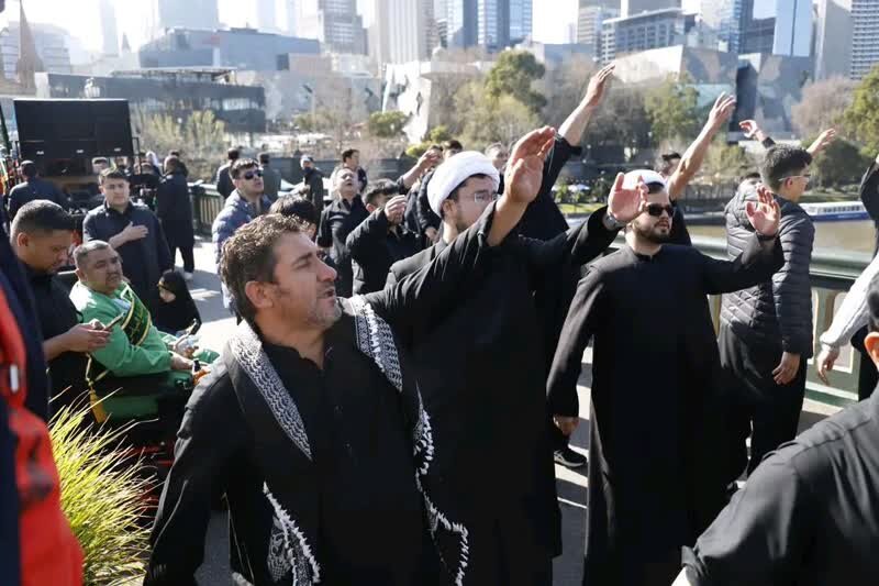 اقامه عزای اربعین حسینی در ملبورن استرالیا +تصاویر