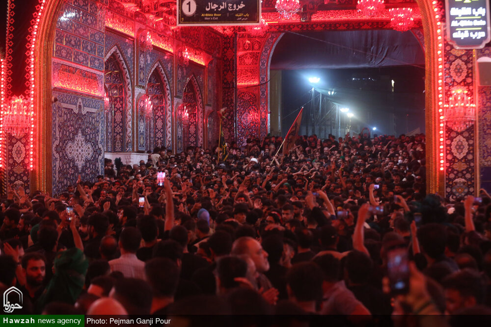 تصاویر/ حضور هیئت‌های عزاداری ایرانی و عراقی در حرم امام حسین(ع)