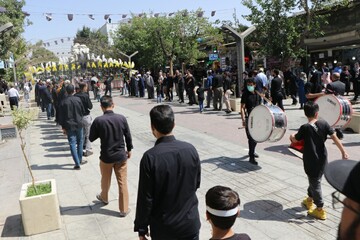 تصاویر/ پیاده روی جاماندگان اربعین حسینی در سنندج