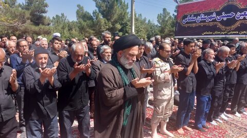 تصاویر/ تجمع بزرگ اربعینی در سلماس