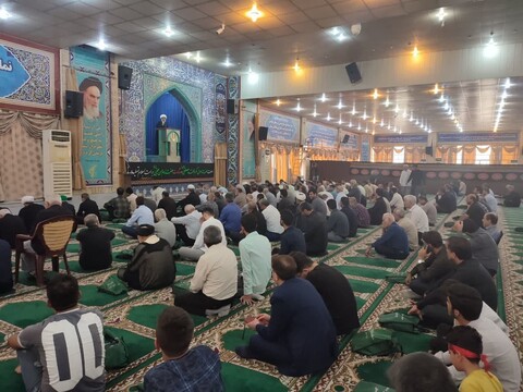 نماز جمعه بوشهر از قاب دوربین