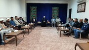 تصاویر/ نشست هم اندیشی برگزاری برنامه های عزاداری دهه آخر ماه صفر شهرستان قشم