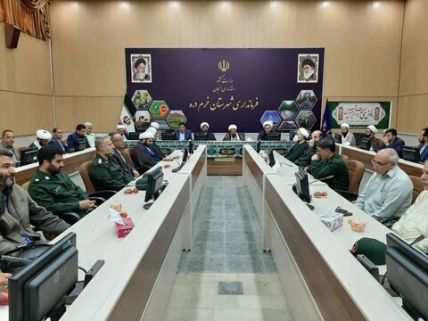 مراسم تکریم و معارفه مسئول دفتر نمایندگی ولی فقیه در سپاه ناحیه شهرستان خرمدره