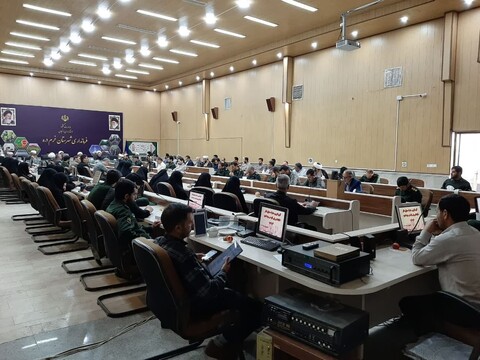 مراسم تکریم و معارفه مسئول دفتر نمایندگی ولی فقیه در سپاه ناحیه شهرستان خرمدره