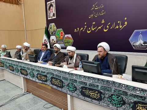 مراسم تکریم و معارفه مسئول دفتر نمایندگی ولی فقیه در سپاه ناحیه شهرستان خرمدره