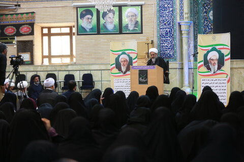 تصاویر/ دیدار دانشجویان دانشگاه قزوین با آیت الله فاضل