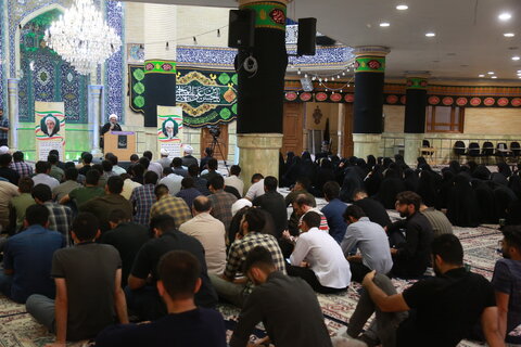 تصاویر/ دیدار دانشجویان دانشگاه قزوین با آیت الله فاضل