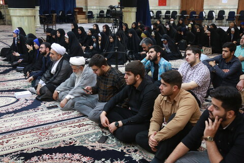 تصاویر/ دیدار دانشجویان دانشگاه قزوین با آیت الله فاضل