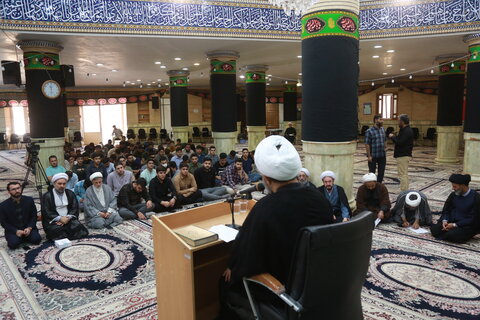 تصاویر/ دیدار دانشجویان دانشگاه قزوین با آیت الله فاضل