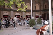برپایی مراسم عزاداری با قدمت بیش از ۱۰۰ سال در مدرسه امام عصر(عج) شیراز