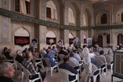 تصاویر/ مراسم عزاداری در مدرسه علمیه امام عصر(عج) شیراز