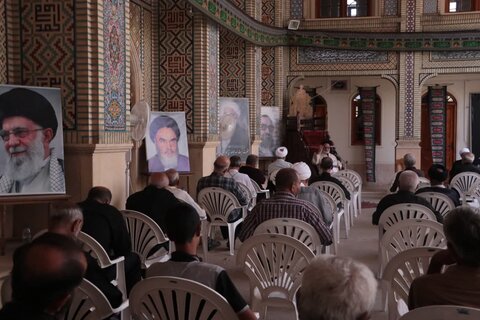 تصاویر| برگزاری مراسم عزاداری در مدرسه علمیه امام عصر(عج) شیراز