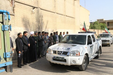 رزمایش توزیع هدایای رهبرمعظم انقلاب به نیازمندان شهرستان شوش