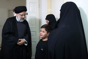 تصاویر/ دیدار رئیس جمهور با خانواده شهید مدافع امنیت سلمان امیراحمدی