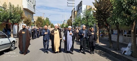 تصاویر/ عزاداری خیابانی سالروز رحلت پیامبر اکرم(ص)و شهادت امام حسن مجتبی(ع) در پلدشت