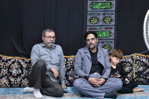 مراسم شهادت پیامبر و امام حسن در اهرم با حضور آیت الله حسینی بوشهری
