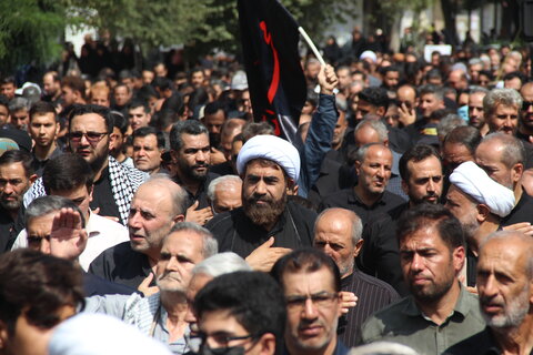 تصاویر /عزاداری رحلت جانسوز حضرت محمد (ص) وشهادت حضرت امام حسن مجتبی (ع) در قزوین