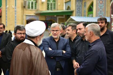 اجتماع عزاداران اهل بیت در امامزاده حسن(ع) شهرستان کرج