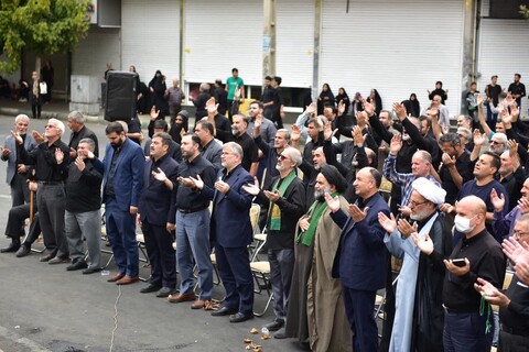 اجتماع عزاداران اهل بیت در امامزاده حسن(ع) شهرستان کرج