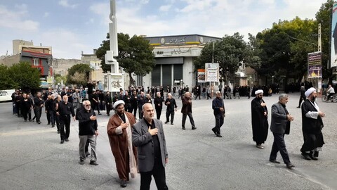 تصاویر/ عزاداری رحلت پیامبر اکرم(ص) و شهادت امام حسن مجتبی(ع) در شهر اسکو