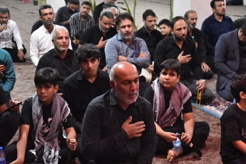 مراسم رحلت پیامبر و شهادت امام حسن در وحدتیه با حضور آیت الله حسینی بوشهری