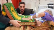 تصاویر/ عیادت خادمیاران رضوی از بیماران در بیمارستان بوشهر