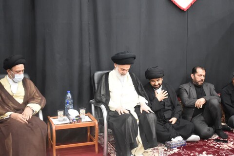 مراسم شهادت امام رضا(ع) در دیر با حضور آیت‌الله حسینی بوشهری
