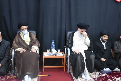 مراسم شهادت امام رضا(ع) در دیر با حضور آیت‌الله حسینی بوشهری