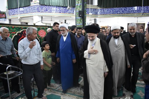 مراسم شهادت امام رضا(ع) در آبدان با حضور آیت حسینی بوشهری