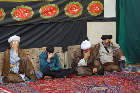 تصاویر / مراسم عزاداری روز شهادت امام رضا (ع) با حضور آیت الله العظمی مکارم شیرازی