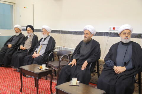 تصاویر / مراسم عزاداری روز شهادت امام رضا (ع) با حضور آیت الله العظمی مکارم شیرازی