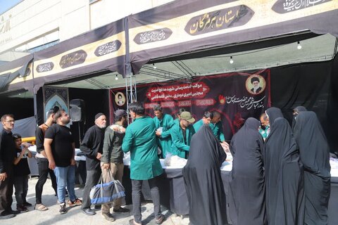 تصاویر/ موکب شهید مدافع امنیت مجتبی امیری دوماری  استان هرمزگان در مشهد مقدس
