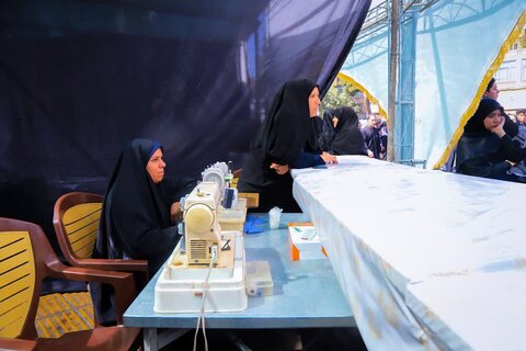 تصاویر/ موکب شهید فاطمه نیک کانون خدمت رضوی هرمزگان در مشهد مقدس