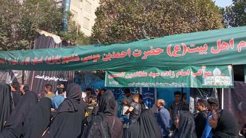گزارش تصویری از موکب های پذیرایی از زائران حضرت رضا در مشهد