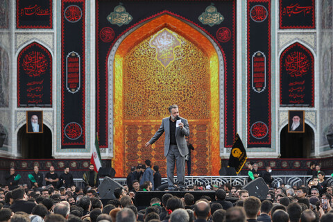 تصاویر/ آیین چهارپایه خوانی روز شهادت امام رضا علیه‌السلام در حرم مطهر رضوی