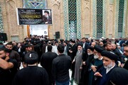 تصاویر/ مراسم بزرگداشت ارتحال آیت الله الخرسان در مسجد الخضراء