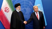 ایرانی صدر کی اقوام متحدہ کے جنرل سیکرٹری سے ملاقات