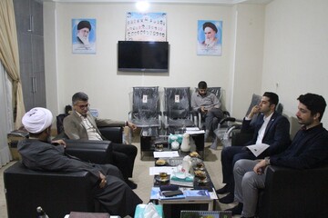 تصاویر/ نشست حوزه علمیه استان و انتقال خون بوشهر