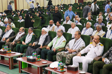 تصاویر/ مراسم سراسری «جهاد و مقاومت از دیروز تا امروز » در هرمزگان