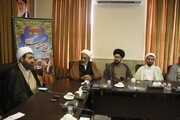 تصاویر / جلسه هفته دفاع مقدس با حضور مدیران مدارس علمیه استان قزوین
